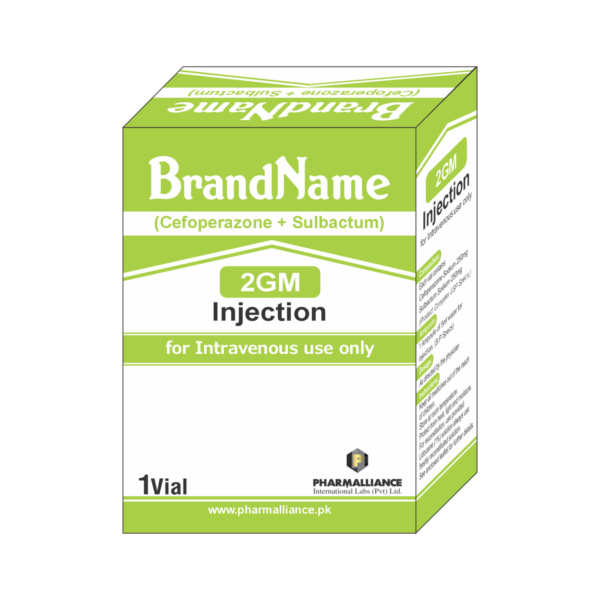 PharmAlliance-Cefoperazone + Sulbactum-2000mg-Dry Vial