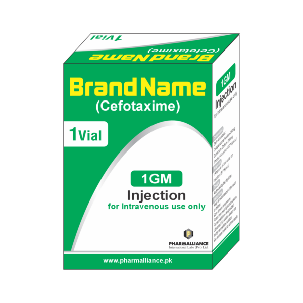 PharmAlliance-Cefotaxime -1000mg-Dry Vial