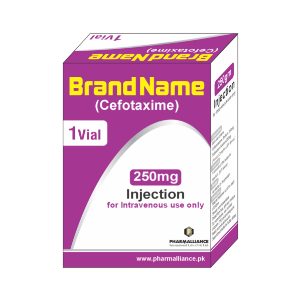 PharmAlliance-Cefotaxime -250mg-Dry Vial