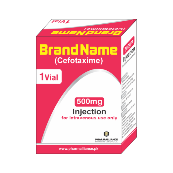 PharmAlliance-Cefotaxime -500mg-Dry Vial