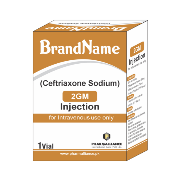 PharmAlliance-Ceftriaxone Sodium-2000mg-Dry Vial