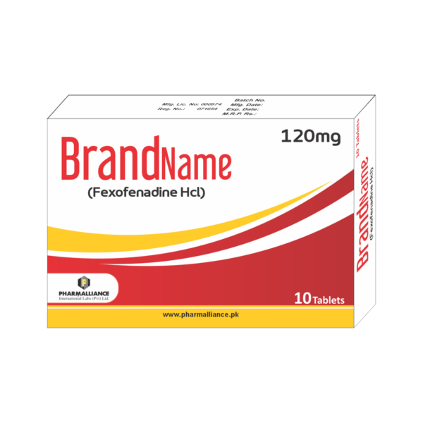 PharmAlliance-Fexofenadine Hcl-120mg-Tablets