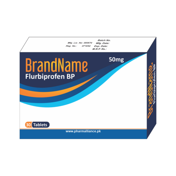 PharmAlliance-Flurbiprofen BP-50mg-Tablets