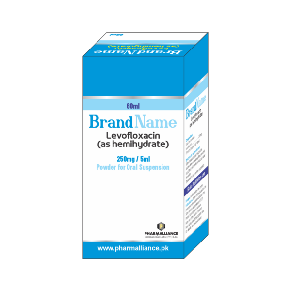 PharmAlliance-Levofloxacin (as Hemihydrate)-250mg-Dry Suspension