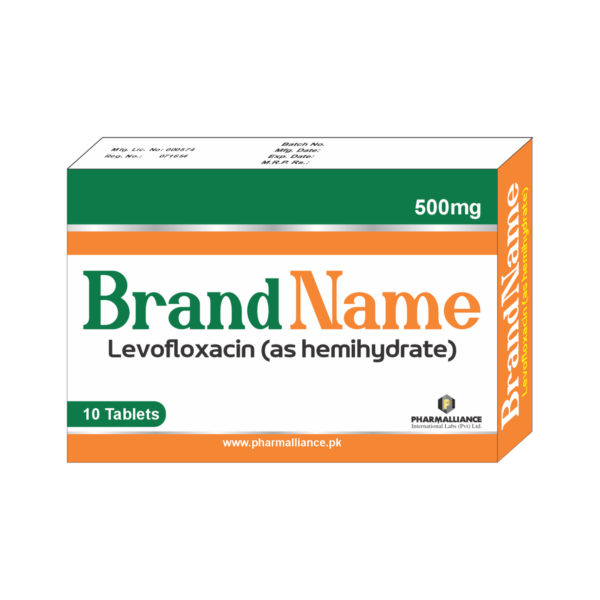 PharmAlliance-Levofloxacin (as hemihydrate)-500mg-Tablets