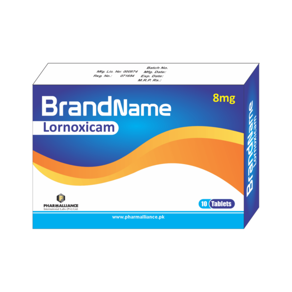 PharmAlliance-Lornoxicam -8mg-Tablets