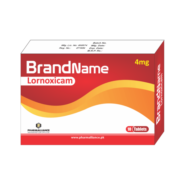 PharmAlliance-Lornoxicam -4mg-Tablets