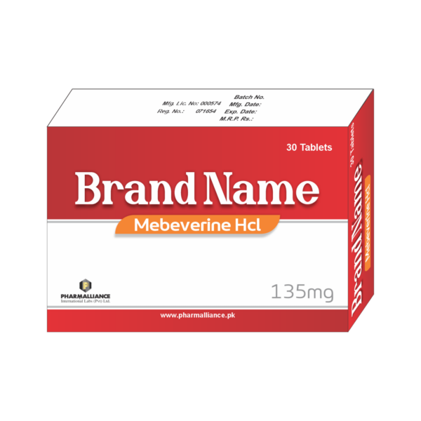 PharmAlliance-Mebeverine Hcl-135mg-Tablets