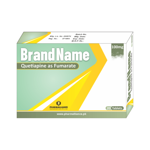 PharmAlliance-Quetiapine(as Fumerate)-100mg-Tablets