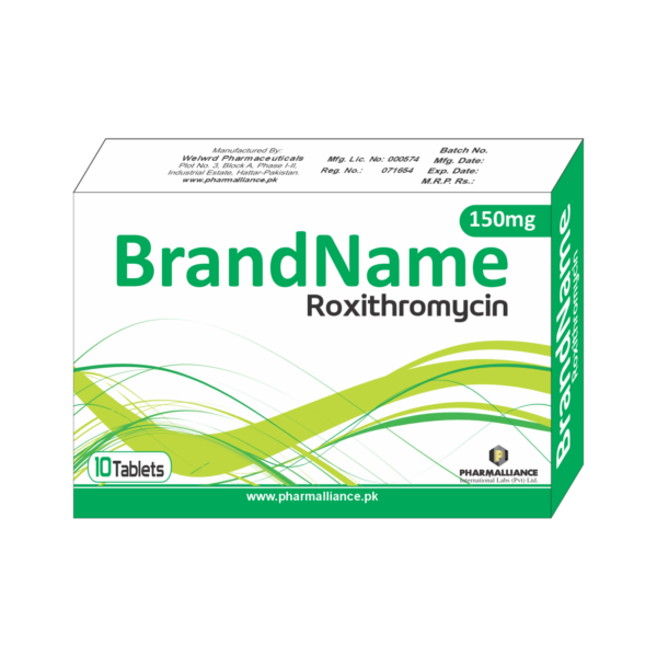 PharmAlliance-Roxithromycin-150mg-Tablets