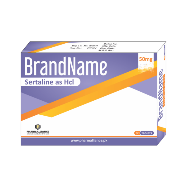 PharmAlliance-Sertaline as HCl-50mg-Tablets