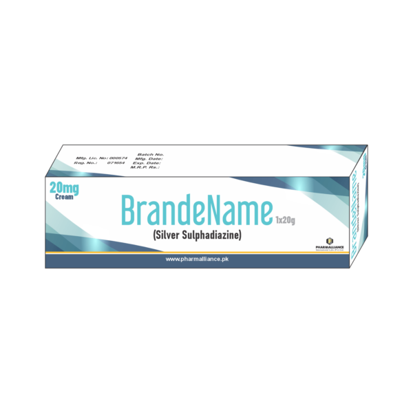 PharmAlliance-Silver Sulphadiazine-20mg-Cream