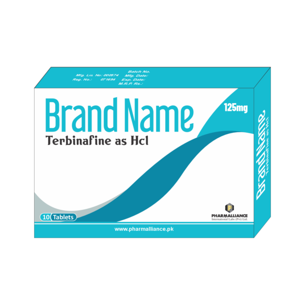 PharmAlliance-Terbinafine as HCl-125mg-Tablets