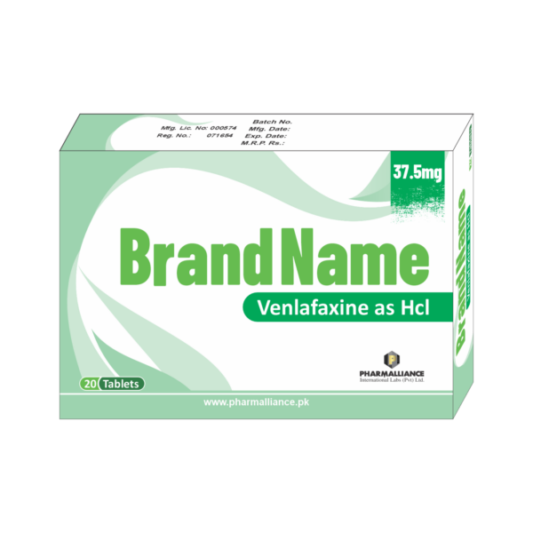 PharmAlliance-Venlafaxine as HCl-37.5mg-Tablets