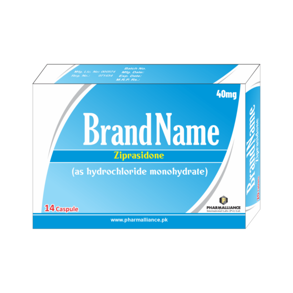 PharmAlliance-Ziprasidone(as hydrochloride monohydrate)-40mg-Caspule